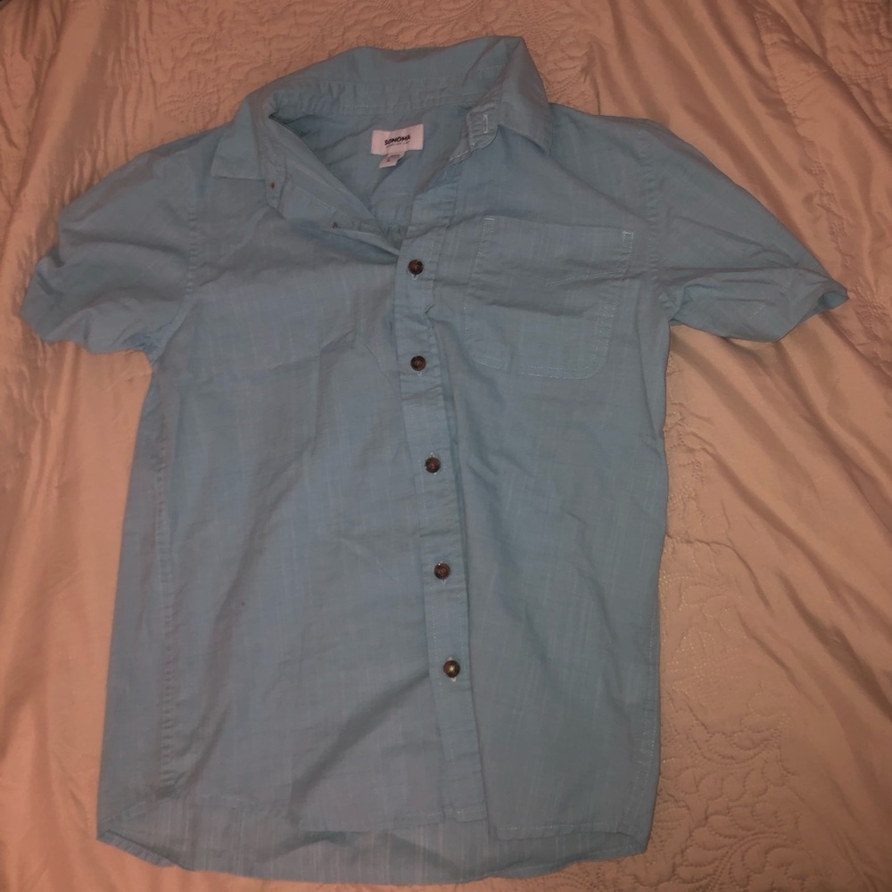 (SONOMA) Light Blue Button-Up Shirt
